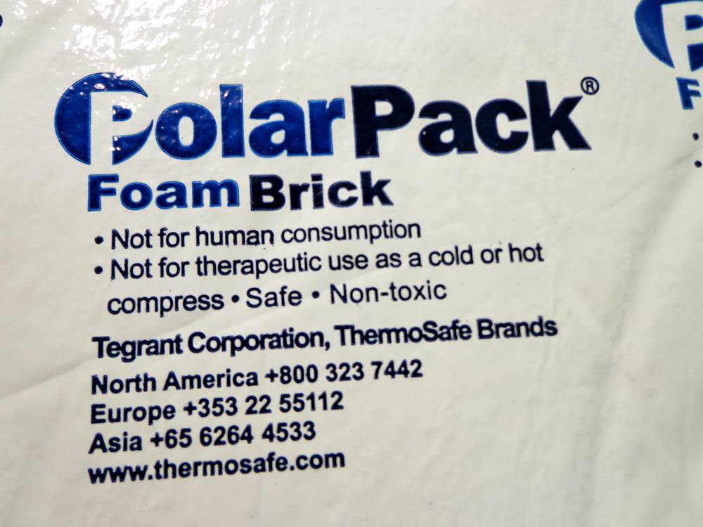 Sonoco ThermoSafe PolarPack Foam Bricks 56 oz.:Mailing and