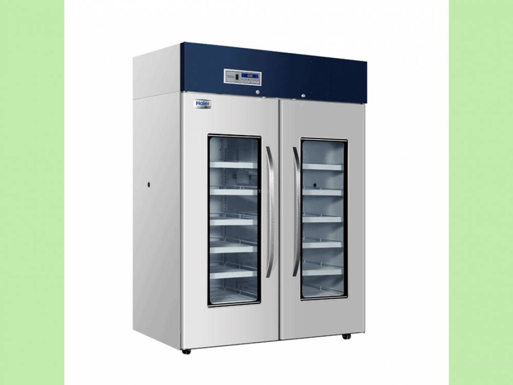 Pharmacy Refrigerator HYC-1378, Upright, 1378litres with glass double door